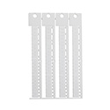 BradyJet J1000 Terminal Block Tags - 5mm x 10mm, 5mm Pitch sku:SA4290