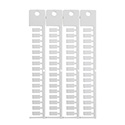 BradyJet J1000 Terminal Block Tags - 5mm x 10mm, Single sku:SA4335
