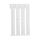 BradyJet J1000 Terminal Block Tags - 6mm x 10mm, 6mm Pitch sku:SA4441