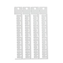 BradyJet J1000 Terminal Block Tags - 6mm x 10mm, 6mm Pitch sku:SA4460