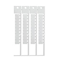 BradyJet J1000 Terminal Block Tags - 8mm x 12mm, 8mm Pitch sku:SA4470