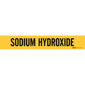 SODIUM HYDROXIDE Pipe Marker