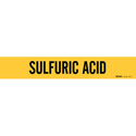 SULFURIC ACID Pipe Marker sku:7279-4-PK