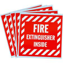 Fire Extinguisher Inside Label sku:SV088E