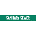 SANITARY SEWER Pipe Marker sku:7250-4-PK