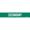 SECONDARY Pipe Marker sku:7255-3C-PK