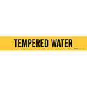 TEMPERED WATER Pipe Marker sku:7283-4-PK