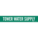 TOWER WATER SUPPLY Pipe Marker sku:7287-1-PK