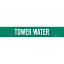 TOWER WATER Pipe Marker