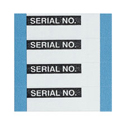 Serial No. Write-On Labels