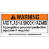 WARNING Arc Flash And Shock Hazard Labels