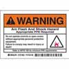 WARNING Arc Flash And Shock Hazard Appropriate PPE Required Do Not Operate Controls Or Open… Labels 1