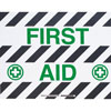 FIRST AID ToughStripe Floor Sign