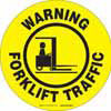 WARNING FORKLIFT TRAFFIC ToughStripe Floor Sign