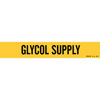 Pipe Marker - Glycol Supply - Polyester YL