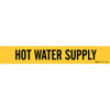Pipe Marker - Hot Water Supply - Polyester YL