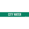 Pipe Marker - City Water - Polyester GN