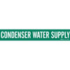 Pipe Marker - Condenser Water Supply - Polyester GN