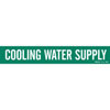 Pipe Marker - Cooling Water Supply - Polyester GN