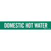 Pipe Marker - Domestic Hot Water - Polyester GN