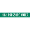 Pipe Marker - High Pressure Water - Polyester GN