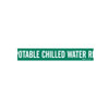 Pipe Marker - Non-Potable Chilled Return - Polyester GN