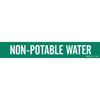 Pipe Marker - Non-Potable Water - Polyester GN