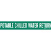 Pipe Marker - Potable Chilled Water Return - Polyester GN