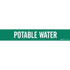 Pipe Marker - Potable Water - Polyester GN