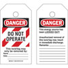 RipTag Danger Do Not Operate Safety Tag Roll with Red Stripes 4