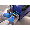 Impresora industrial de etiquetas i7100 300 dpi Modelo de desprender con aplicador de etiquetas para viales y software 2