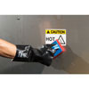 Etiquetas ToughWash Warning resistentes a lavado y sensibles a detectores de metal - BMP71 - A granel 1
