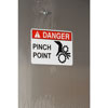 Etiquetas ToughWash Danger resistentes a lavado y sensibles a detectores de metal - BMP71 - A granel 2
