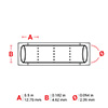 3" Core PermaSleeve Heatex Polyolefin 24 to 20 Gauge Wire Marking Sleeves 5