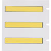 Etiquetas termocontráctiles PermaSleeve para alambres y cables, 1/8" diá., para BMP61 BMP71 M611 - 1.75", amarillo 3
