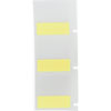 Etiquetas envolventes autolaminables de vinilo para BMP61 BMP71 M611 - 1"x 1", amarillo / transparente 3