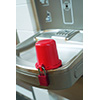 Drinking Fountain Safety Cover & Plug Valve Lockout - 2.125" Valve Stem Diameter 2
