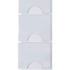 3" Core Raised Panel Polyester Half Circle Push Button Labels 4