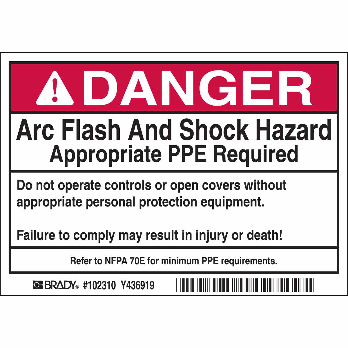 It's just an image of Impertinent Arc Flash Hazard Label It's just a graphic of Impertinent Arc Flash Hazard Label
