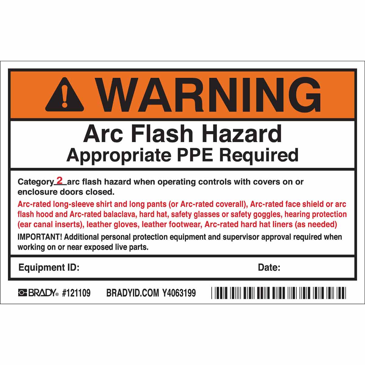 This is an image of Challenger Arc Flash Warning Label It's just a picture of Challenger Arc Flash Warning Label